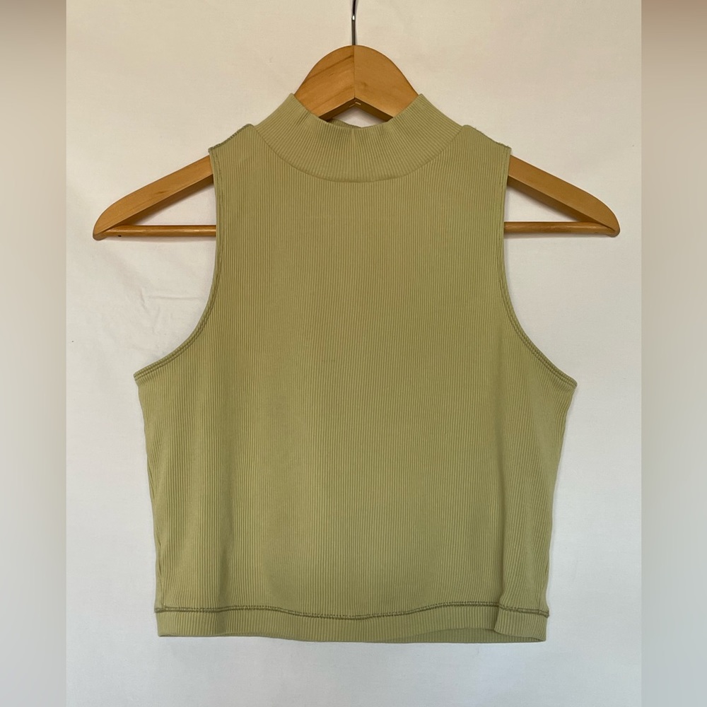 Everlane Cotton Sleeveless Mock Neck Top